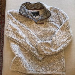 True Grit Frosty Tipped 1/4 zip Pullover